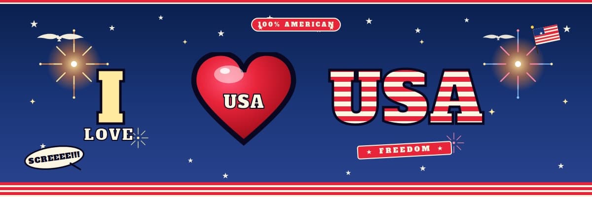 I LOVE USA cover